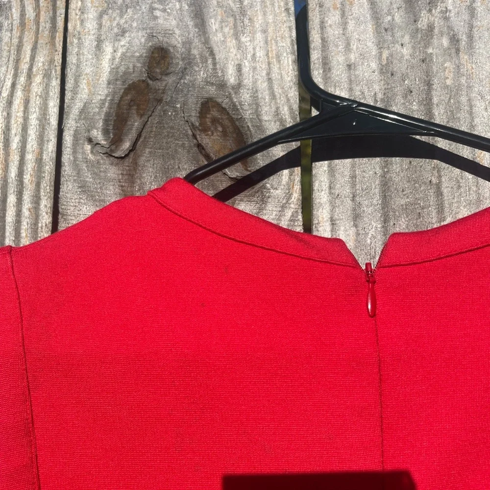 Escada Red Midi Dress - Picture 11 of 16